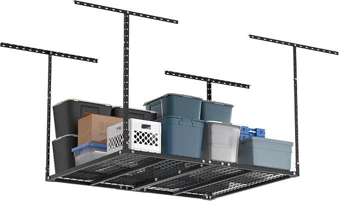 GIOTORENT 3x4FT Heavy Duty Overhead Garage Storage Rack - Image 7