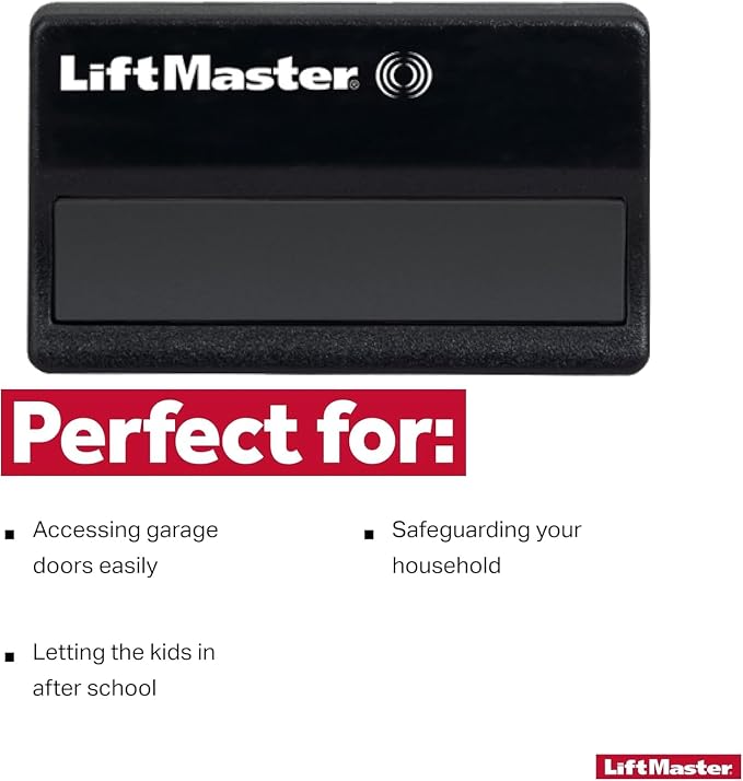 LiftMaster 371LM Security+ 1-Button Garage Door Opener Remote Control - Image 4