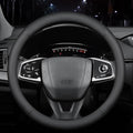 New Nappa Leather car Steering Wheel Cover, Breathable Full Surround Universal by HAOTULE