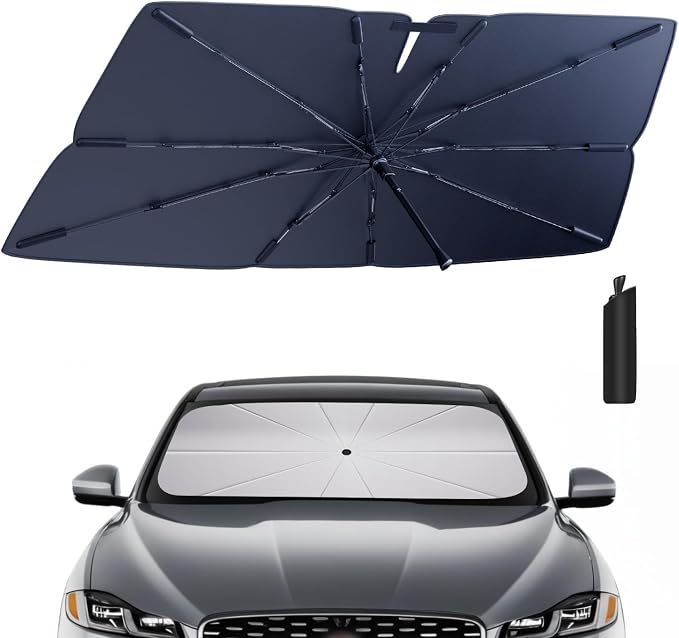 Windshield Sun Shade Umbrella for 2016-2025 Jaguar F-Pace Accessories: Custom by HIMUMOY