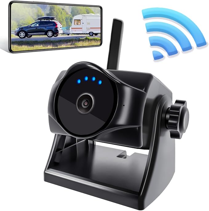 1080P Magnetic Wireless Backup Camera, WiFi Hitch Camera by STONVUE