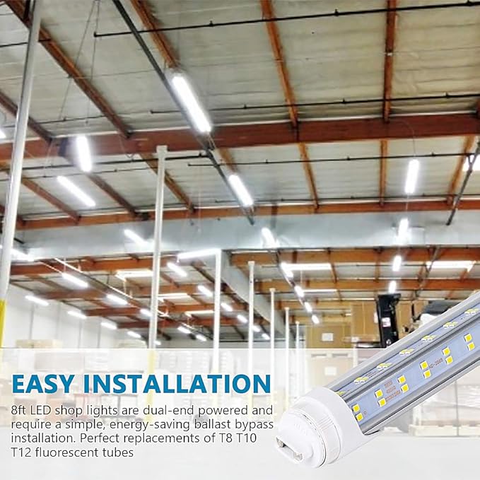 20-Pack 8FT R17D LED Light Bulbs - 144W 18800LM - Image 3