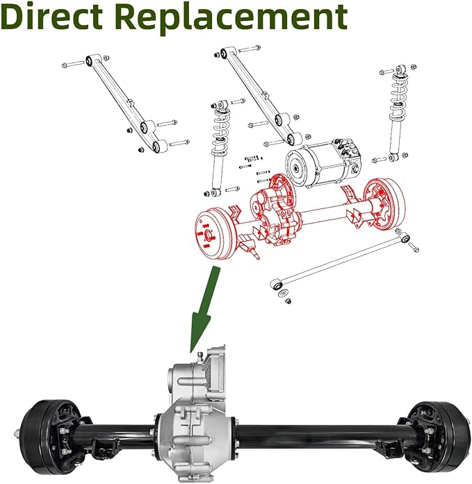 1027717-01 102771701 Rear Axle Assembly - Image 6