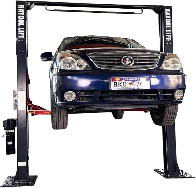 4.0HP 12000lbs Single Point Lock 2 Post Lift 220V AM120SD Car Lift Auto Lift by Katool