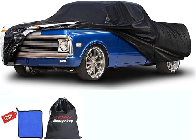 C10 Truck Cover Custom Fit 1960-2002 Standard/Extended/Crew Cab SB by FocusonQualityServiceHear