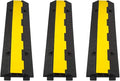 CXRCY Cable Ramp 3 Pack 2 Channel 11000lbs axle Capacity Floor Cord Cable by CXRCY