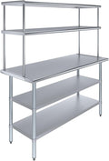 Amgood Stainless Steel Work Table by AmGood