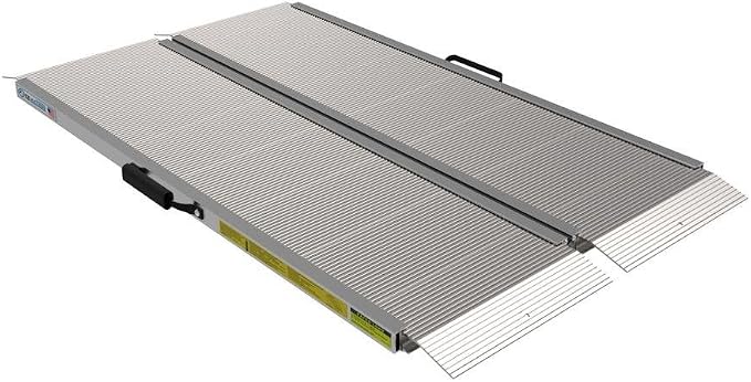 EZ-ACCESS Traverse 4 Foot Durable Aluminum Singlefold Edgeless Curbless by EZ-ACCESS
