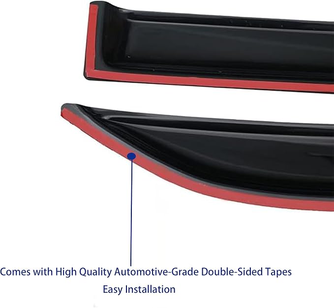 Window Visors Rain Guards fits 2014-2018 Silverado 1500 & GMC Sierra 1500 - Image 7