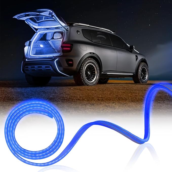 Car LED Strip Light For Trunk, 79Inch IP67 Silicone Waterproof Neon Light Strip by YIFENGSHUNDIRECT