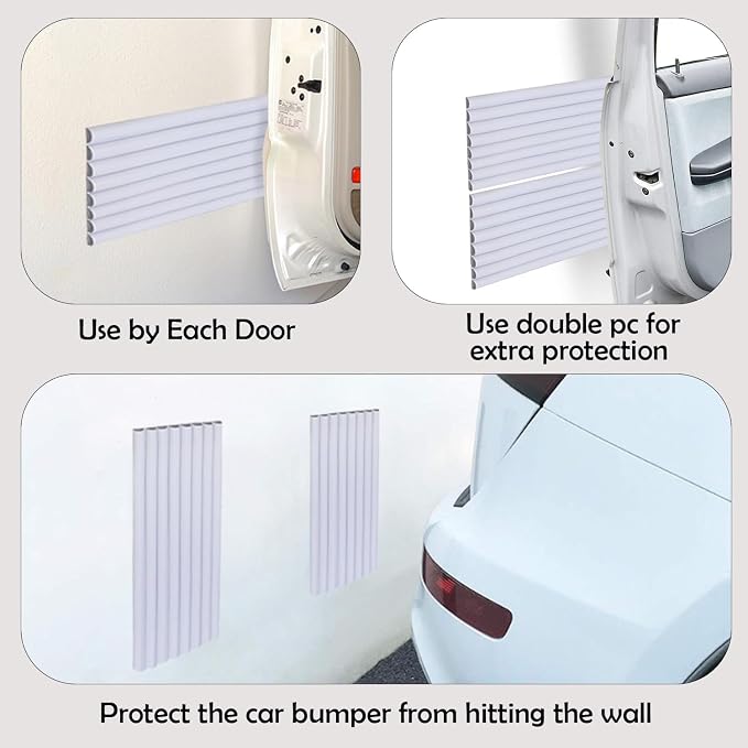 Rubber Bond Garage Wall Protectors - 4in x 12ft Strong Self-Adhesive Rubber - Image 4