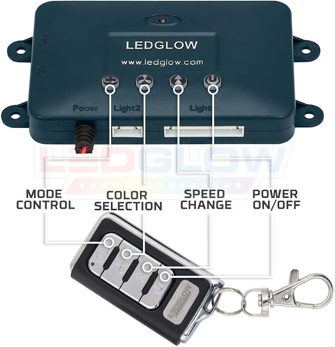 LEDGlow 6pc Million Color Multi-Color Truck LED Neon Underglow Accent Lighting - Image 5