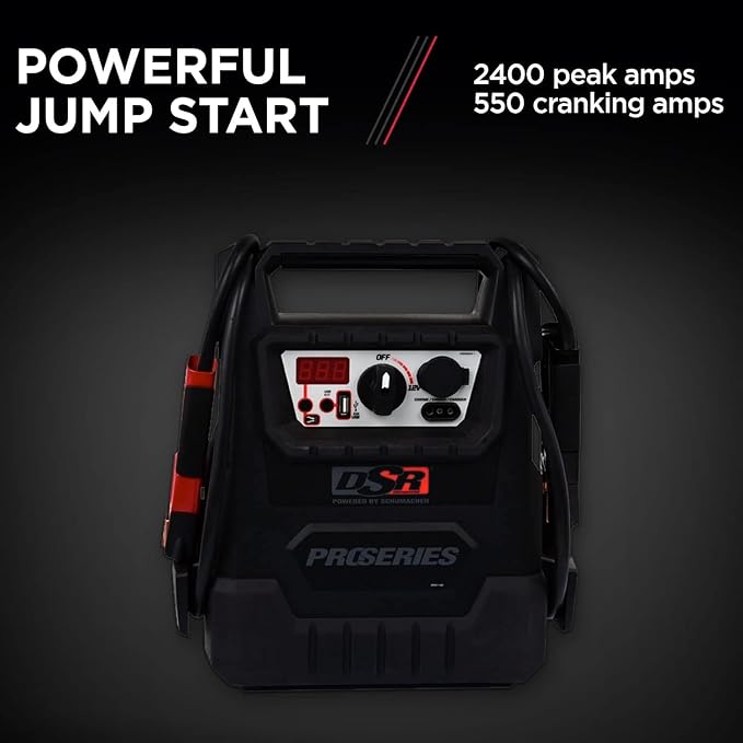 Schumacher Electric DSR ProSeries Car Battery Jump Starter, Maintainer & - Image 3