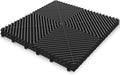 50PCS|15.7"x15.7" Garage Flooring Tiles, Non-Slip Interlocking Plastic Garage by Home