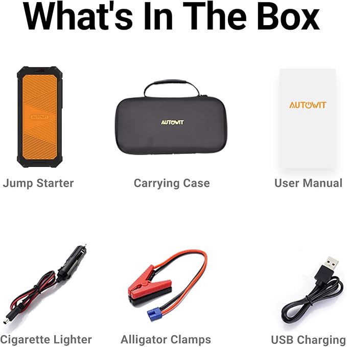 Autowit Super Capacitor Jump Starter, 12V Batteryless Portable Jump Box - Image 9