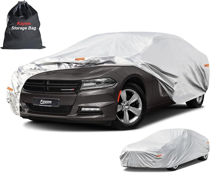 Kayme 6 Layers Car Cover Custom Fit by kayme