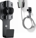 for Tesla Charger Holder, with 180° Rotation Nozzle Dock, Metal J-Hook by FOCSPROD