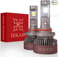 HIKARI WINGS 9005 Fog Light, 40000LM Pure White 6000K HB3 Bulbs, Plug & Play by HIKARI