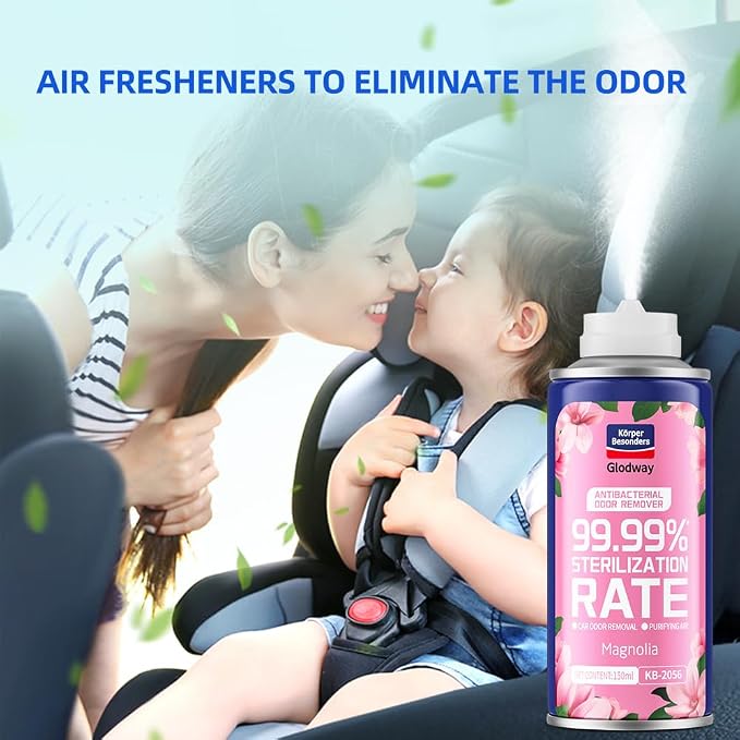 Glodway Whole Car Air Refresher, Odor Eliminator Remover Spray - Image 2