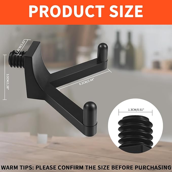 3Pcs Tool Hooks for Storage, ABS Shed Hooks Wall Shed Hanger Garage - Image 3