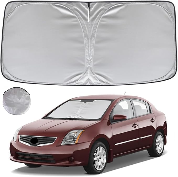 KAYZT Windshield Sun Shade for 2007-2012 Nissan Sentra Foldable Sunshade Front by KAYZT