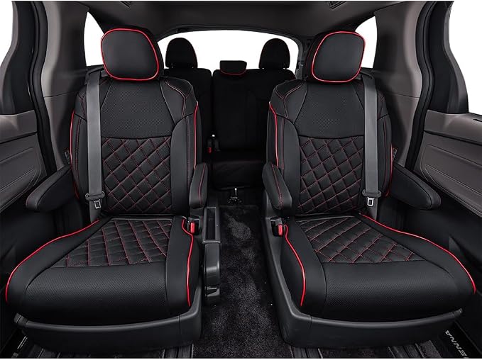 EKR Sienna Seat Covers for 2011-2020 Toyota Sienna LE, XLE Premium 2nd Row - Image 6