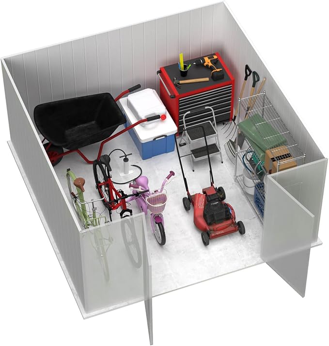 Absco Premier Storage Sheds, DIY Backyard Shed, Utility Tool Storage, Weather & - Image 4