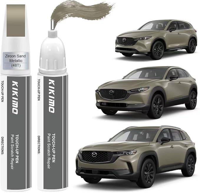 KIKIMO for Mazda Touch Up Paint), Car Paint Repair Kit for Mazda, 2 In 1 by KIKIMO