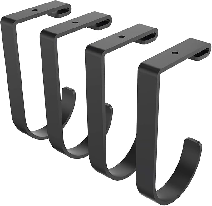 FLEXIMOUNTS 4 Pack Add On Storage Flat Hook Accessory - Image 2