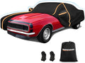 Car Cover for Chevy Camaro 1967-1981, Waterproof 210D Oxford Cloth and Cotton by BIGACOVER