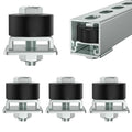SKTREX Trolley Roller Wheels Limit Trolley Assembly Positioning by SKTREX