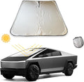 Windshield Sunshade for Tesla Cybertruck, Foldable UV Protection Front Window by BUSOIYOU