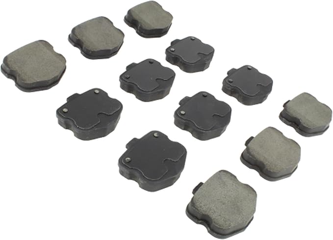 Premium Semi-Metallic Front Brake Pads Compatible - Image 2