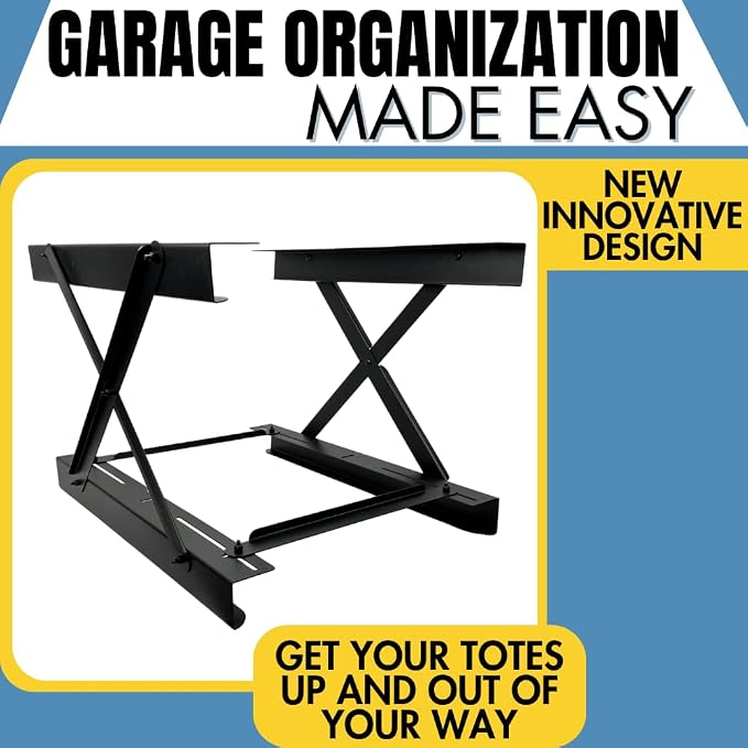 Koova Dual Rail Heavy Duty Overhead Garage Storage System - Image 5