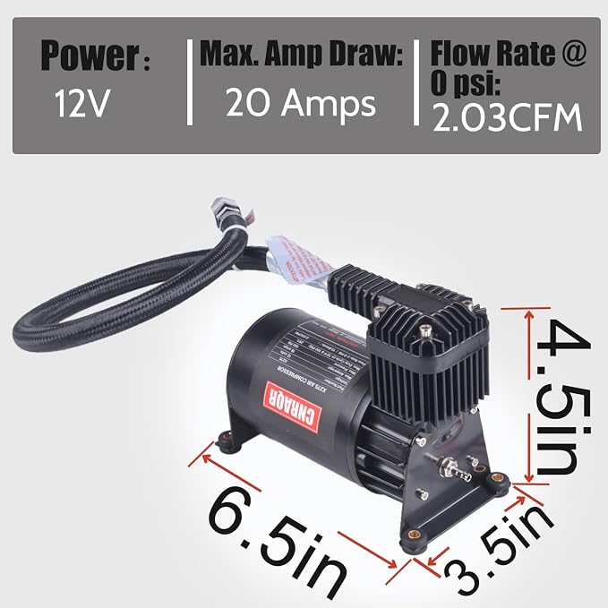 3 Gallon Air Tank with 150PSI Air Compressor 2PCS - Image 6