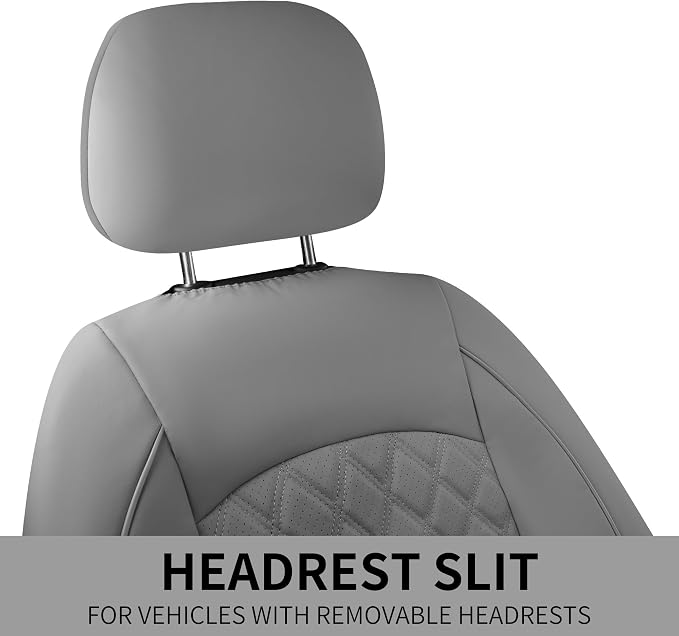 Leather Car Seat Covers, Breathable and Waterproof Napa Leather Automotive Seat - Image 8