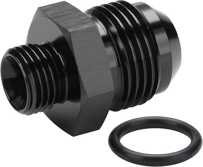 10AN Male Flare to 6AN ORB O-ring Boss Fuel Pump Rail Adapter Fitting Aluminum - Image 5