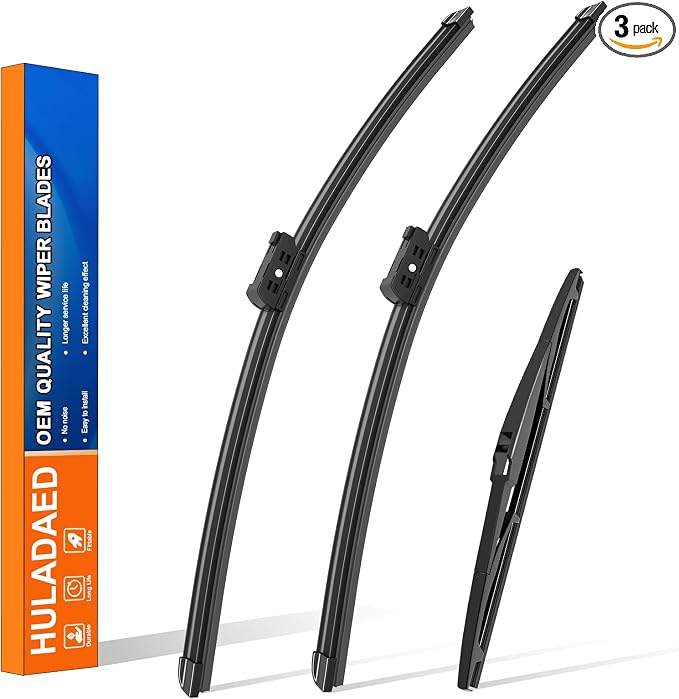 HULADAED® 24'' 20'' 15'' Windshield Wipers Replacement by HULADAED