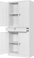 Yizosh Metal Garage Storage Cabinet by Yizosh
