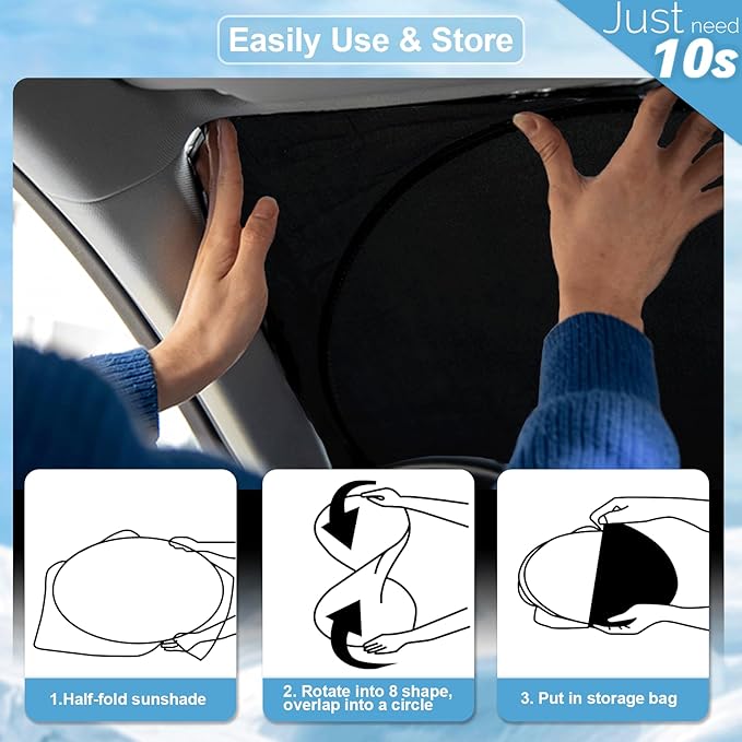 Custom Fit Rogue 3rd Windshield Sunshade - Image 6