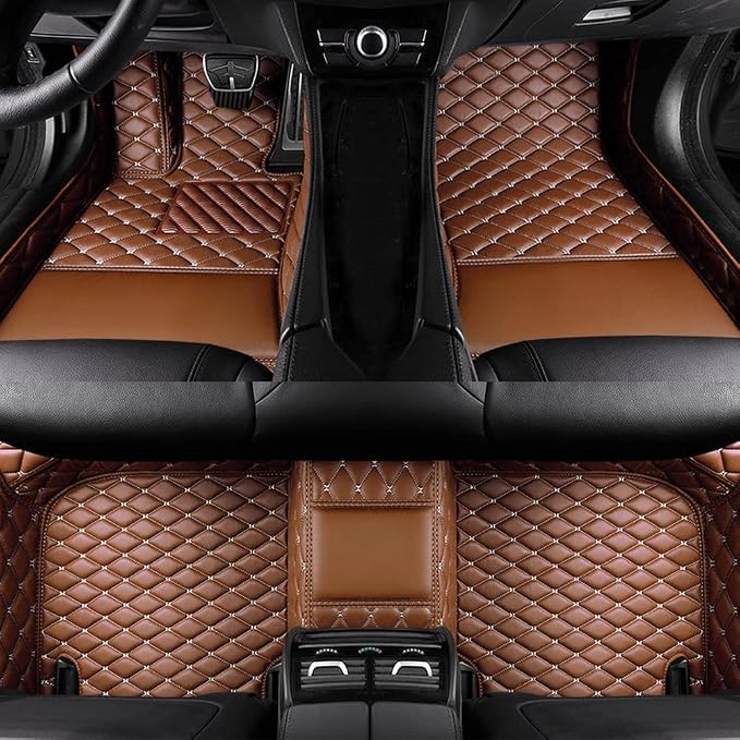 Custom Colors Car Floor Mats Black Pink by Unknown