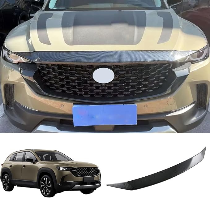 Front Hood Air Deflector，Car Bonnet Molding Cover Trim Fit - Image 2