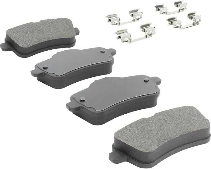 Premium Semi-Metallic Rear Brake Pads Compatible - Image 2