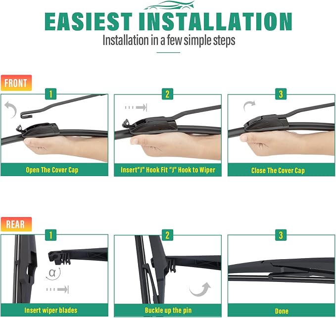 26" 16" 12" Windshield Wiper Blades Replacement - Image 8