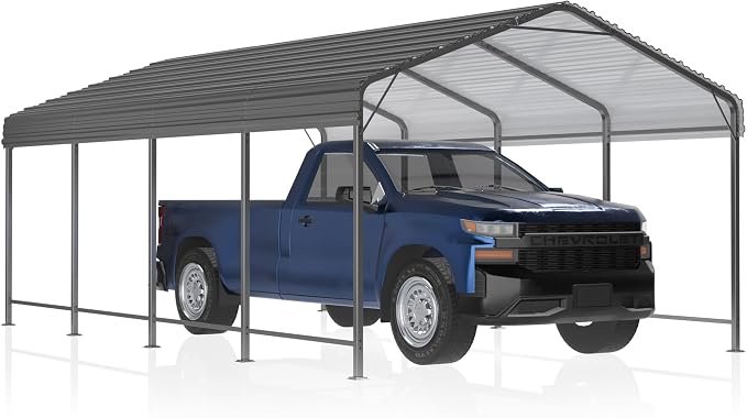 12x20 Metal Carport Carports - Image 8