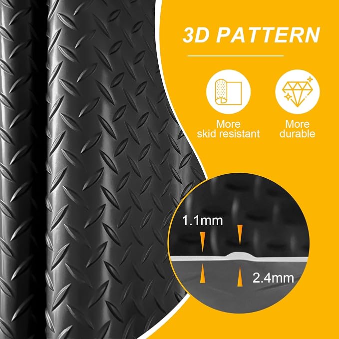 7.5x20 FT Garage Floor Mat, Flooring Roll - Image 3