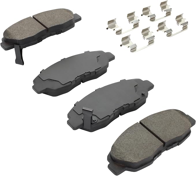 Premium Semi-Metallic Front Brake Pads Compatible - Image 2