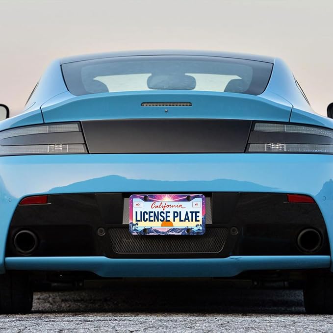 Sunset Mountain Anime License Plate Frames - Image 7