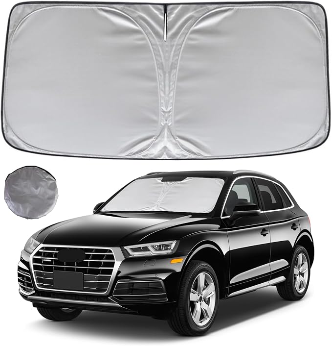 KAYZT Windshield Sun Shade for 2018-2025 2026 Audi Q5 SUV Foldable Sunshade by KAYZT