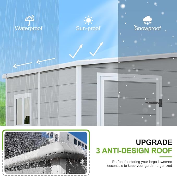 5x4 Shed Resin Outdoor Storage - Image 4